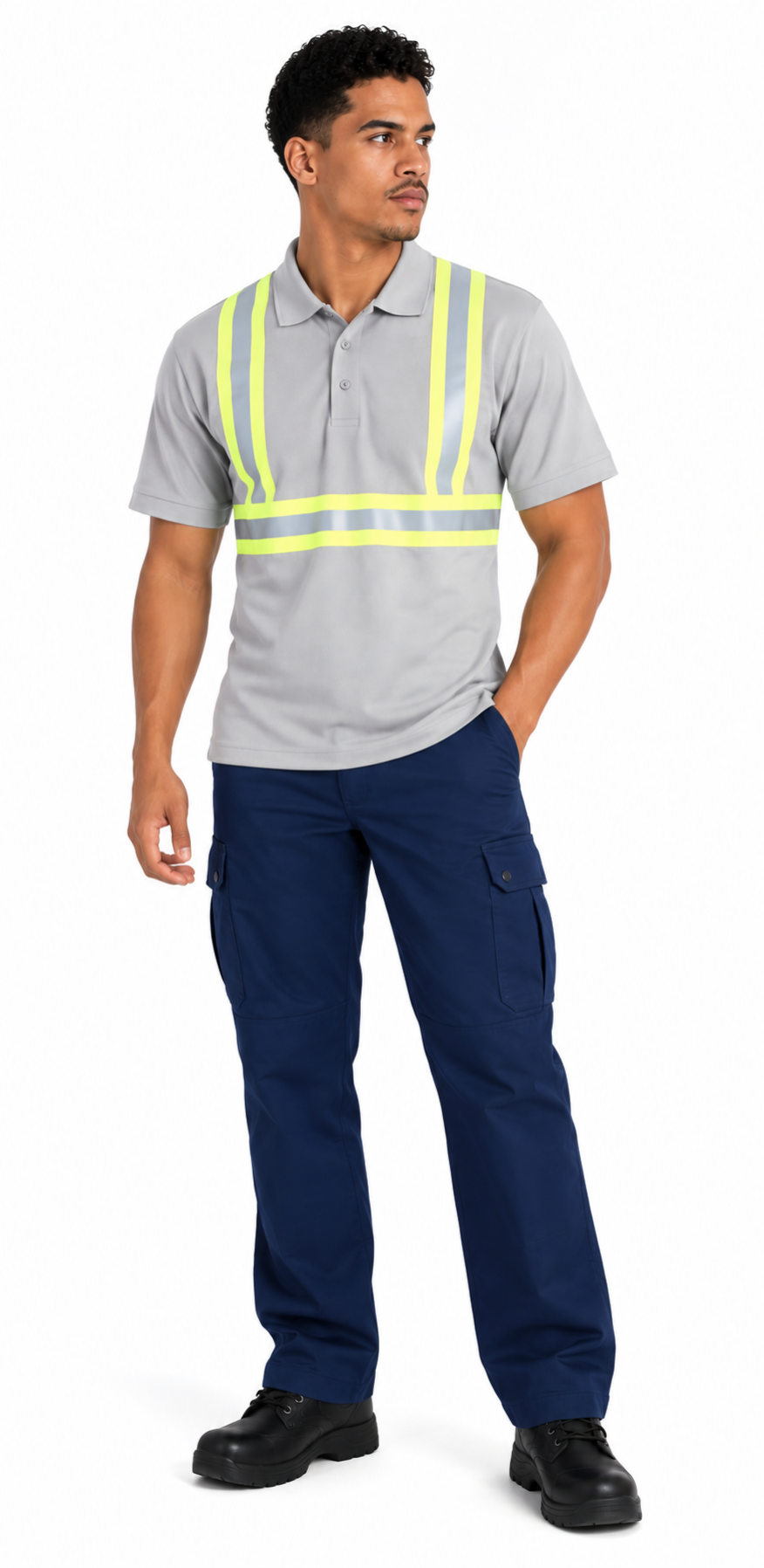 Modelo con uniforme Uniflomar