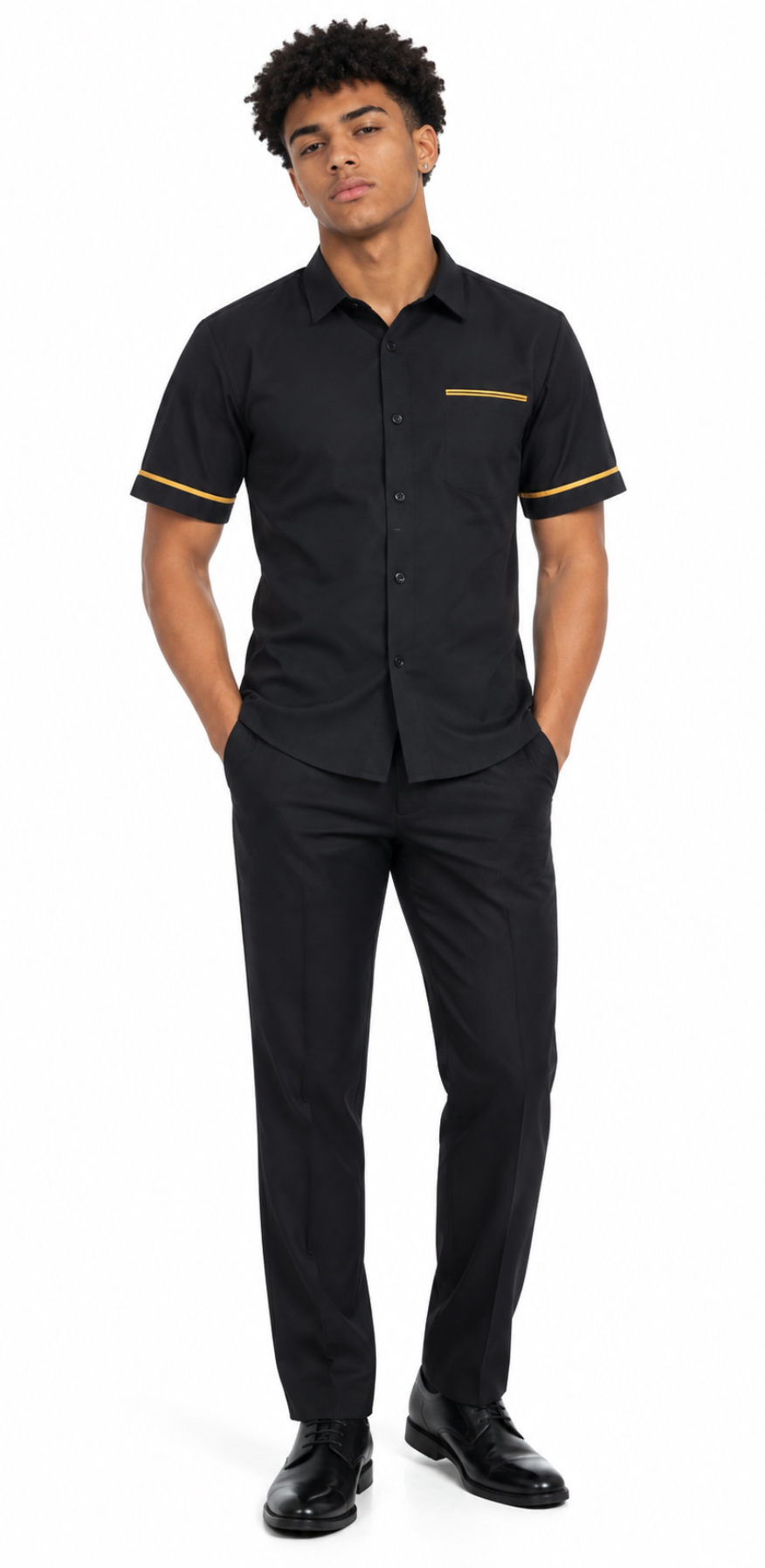 Modelo con uniforme Uniflomar