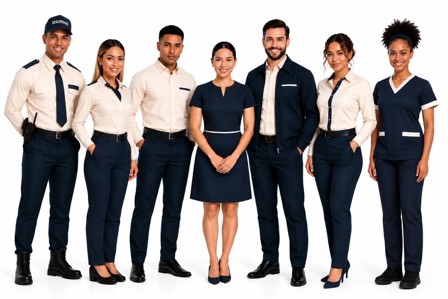 Equipo con uniformes Uniflomar